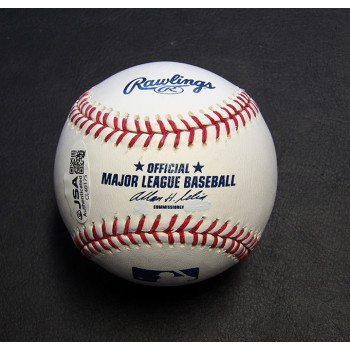 Brandon Wood Signed Official Major League Baseball JSA Authenticated