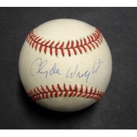 Clyde Wright Signed Official American League League Baseball JSA Authenticated