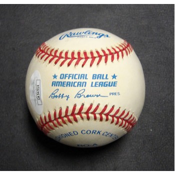 Clyde Wright Signed Official American League League Baseball JSA Authenticated