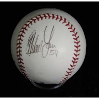 Esteban Yan Signed Official Major League Baseball JSA Authenticated