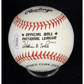 Don Zimmer Signed Official National League Baseball JSA Authenticated