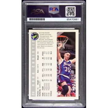 Doug Christie Signed 1992 Classic Draft Picks Card #20 PSA Authenticated