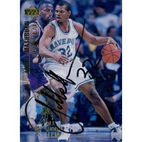 Jamal Mashburn Signed 1994 Upper Deck Basketball Card #4 JSA Authenticated