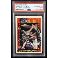 Shaquille O'Neal Magic Signed 1993 Topps Highlight Card #3 PSA Authenticated