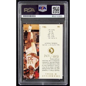 Shaquille O'Neal Signed 1993-94 Classic Games Images Card #36 PSA Authenticated