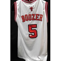 Carlos Boozer Chicago Bulls Signed Custom Authentic Jersey JSA Authenticated