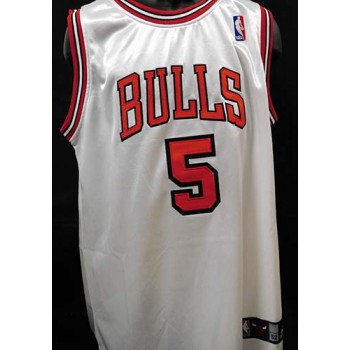 Carlos Boozer Chicago Bulls Signed Custom Authentic Jersey JSA Authenticated