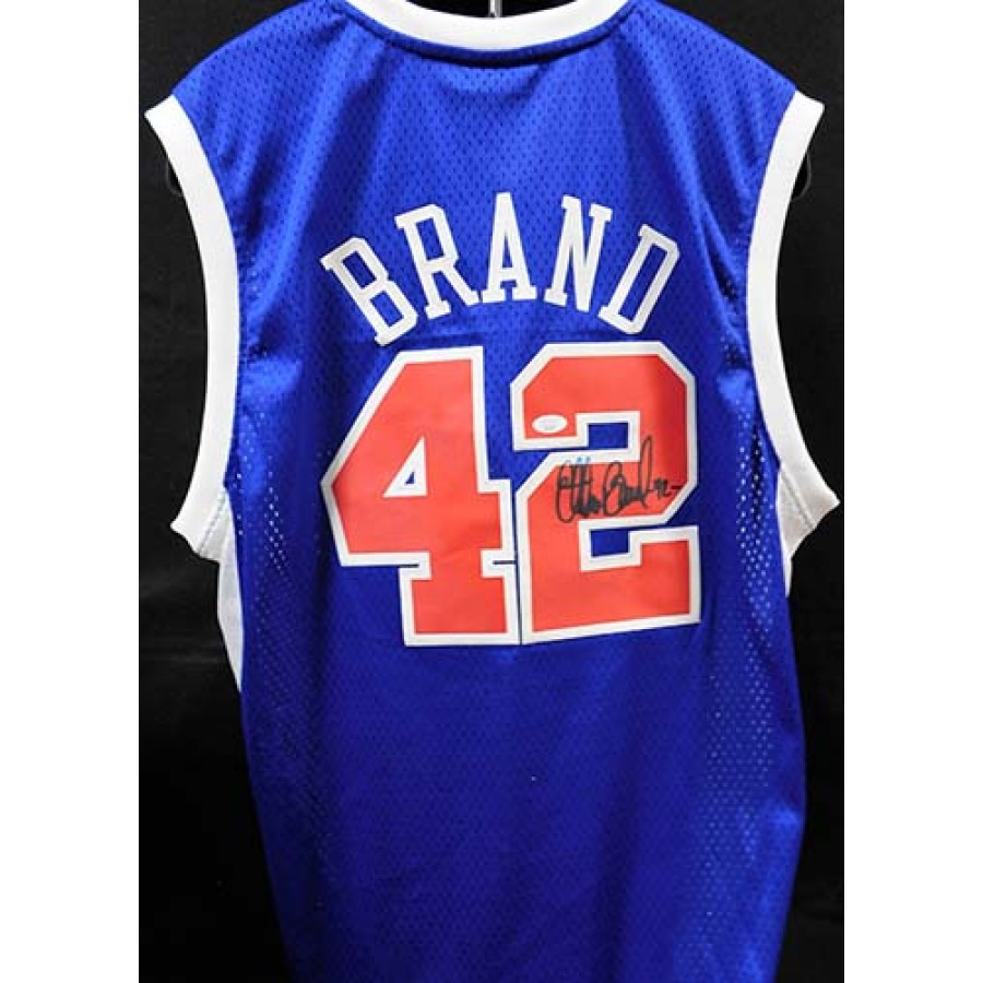 Elton Brand Los Angeles Clippers Signed Replica Jersey JSA