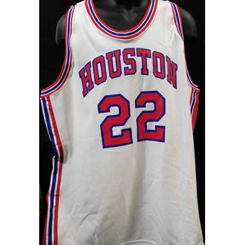 Clyde Drexler Houston Cougars Signed Authentic LE Jersey JSA Authenticated