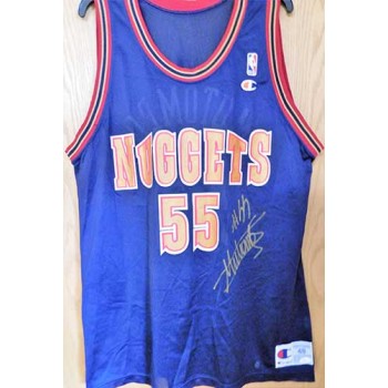 Dikembe Mutombo Denver Nuggets Signed Authentic Jersey JSA Authenticated