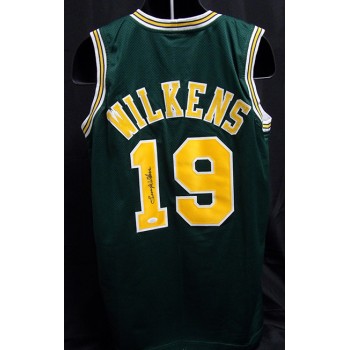 Lenny Wilkens Seattle Supersonics Signed Custom Jersey JSA Authenticated