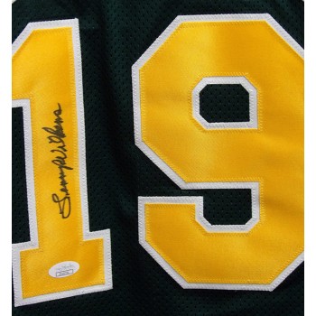 Lenny Wilkens Seattle Supersonics Signed Custom Jersey JSA Authenticated