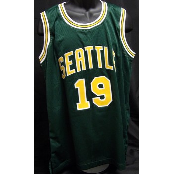 Lenny Wilkens Seattle Supersonics Signed Custom Jersey JSA Authenticated