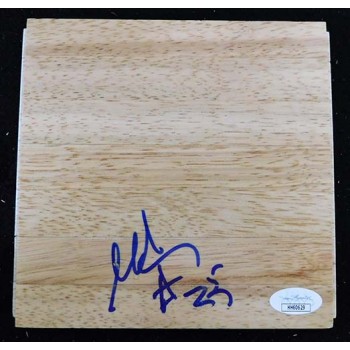 Malik Allen Miami Heat Signed 6x6 Floorboard JSA Authenticated