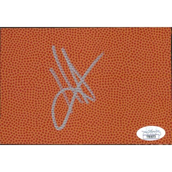 Hilton Armstrong Hornets Signed 4x6 Basketball Surface Card JSA Authenticated