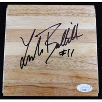 Luke Babbitt Portland Trail Blazers Signed 6x6 Floorboard JSA Authenticated
