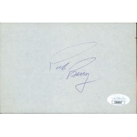 Rick Barry Golden State Warriors Signed 4x6 Cut Page JSA Authenticated Rick Barry Golden State Warriors Signed 4x6 Cut Page JSA Authenticated