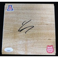 Jerryd Bayless Arizona Wildcats Signed 6x6 Floorboard JSA Authenticated