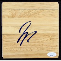 Jerryd Bayless Portland Trail Blazers Signed 6x6 Floorboard JSA Authenticated