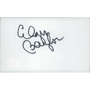 Elgin Baylor Basketball Player Signed 3x5 Index Card JSA Authenticated