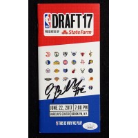 Jordan Bell Signed NBA Draft 2017 Program JSA Authenticated