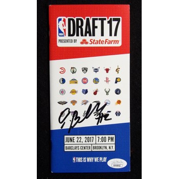 Jordan Bell Signed NBA Draft 2017 Program JSA Authenticated