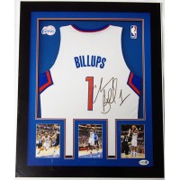 Chauncey Billups Clippers Signed 15x18.5 Foamboard Photo JSA Authentic Scratches