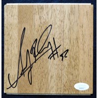 Andray Blatche Brooklyn Nets Signed 6x6 Floorboard JSA Authenticated
