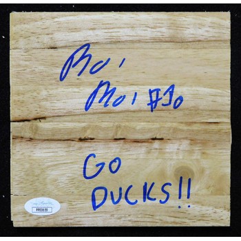 Bol Bol Oregon Ducks Signed 6x6 Floorboard JSA Authenticated