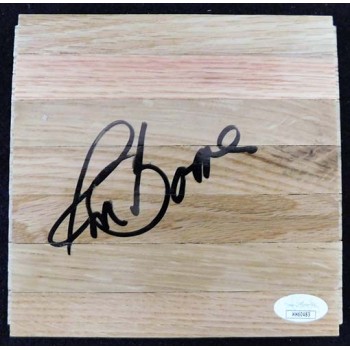 Ron Boone Utah Jazz Signed 6x6 Floorboard JSA Authenticated