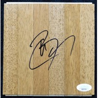 Carlos Boozer Utah Jazz Signed 6x6 Floorboard JSA Authenticated