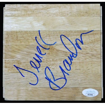 Terrell Brandon Cleveland Cavaliers Signed 6x6 Floorboard JSA Authenticated