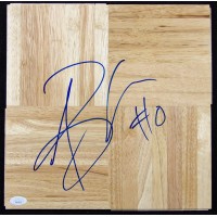 Aaron Brooks Houston Rockets Signed 12x12 Floorboard JSA Authenticated