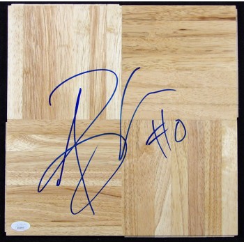 Aaron Brooks Houston Rockets Signed 12x12 Floorboard JSA Authenticated