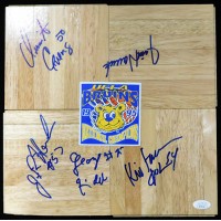 UCLA Bruins 1994-95 Team Signed 12x12 Floorboard JSA Authenticated