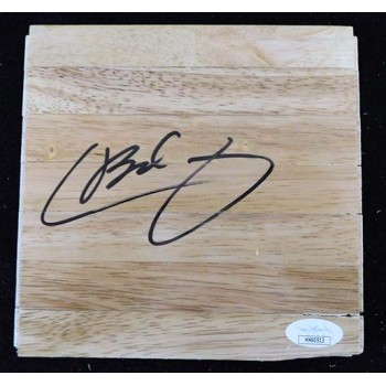 Chase Budinger Houston Rockets Signed 6x6 Floorboard JSA Authenticated