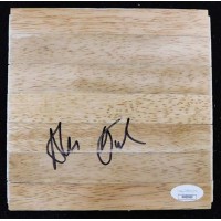 Alec Burks Utah Jazz Signed 6x6 Floorboard JSA Authenticated