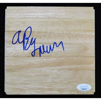 Andrew Bynum Los Angeles Lakers Signed 6x6 Floorboard JSA Authenticated