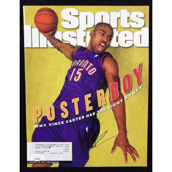 Vince Carter Signed Sports Illustrated February 2000 Magazine JSA Authenticated