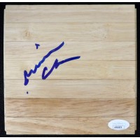 Maurice Cheeks Philadelphia 76ers Signed 6x6 Floorboard JSA Authenticated