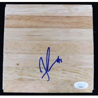 Josh Childress Atlanta Hawks Signed 6x6 Floorboard JSA Authenticated