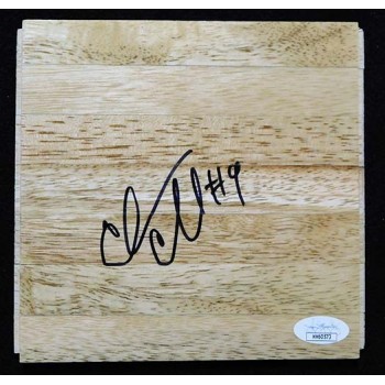 Chris Copeland Indiana Pacers Signed 6x6 Floorboard JSA Authenticated