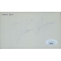 Dave Cowens Boston Celtics Signed 3x5 Index Card JSA Authenticated