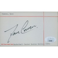 Dave Cowens Boston Celtics Signed 3x5 Index Card JSA Authenticated