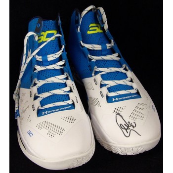 Stephen Curry Golden State Warriors Signed Under Armour Curry 2 Shoe JSA Authen
