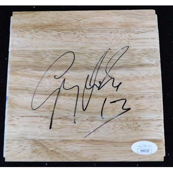 Luigi Datome Detroit Pistons Signed 6x6 Floorboard JSA Authenticated