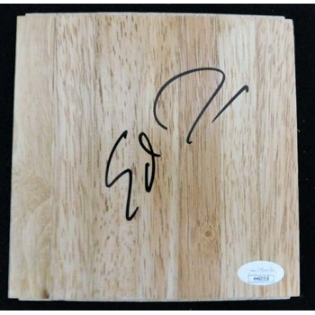 Ed Davis Minnesota Timberwolves Signed 6x6 Floorboard JSA Authenticated