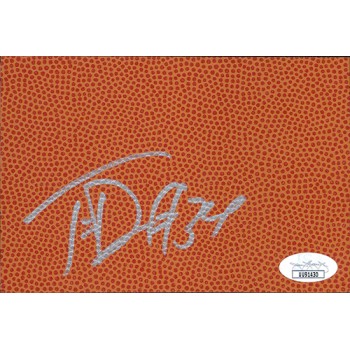 Travis Diener Pacers Signed 4x6 Basketball Surface Card JSA Authenticated