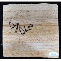 Duje Dukan Wisconsin Badgers Signed 6x6 Floorboard JSA Authenticated