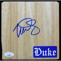 Mike Dunleavy Jr. Duke Blue Devils Signed 6x6 Floorboard JSA Authenticated